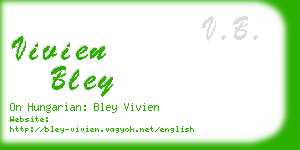 vivien bley business card